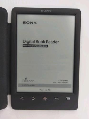 Zgan Sony Prs-T3 ereader met Sony prs T3 sleepcover