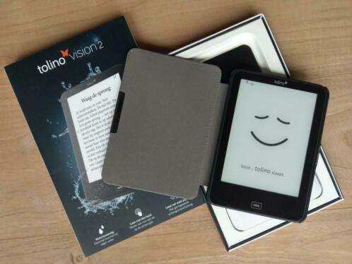 Zgan Tolino Vision 2 ereader met nieuwe sleepcover 