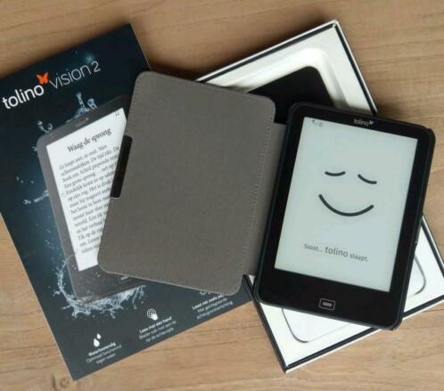 Zgan Tolino Vision 2 ereader met nieuwe sleepcover