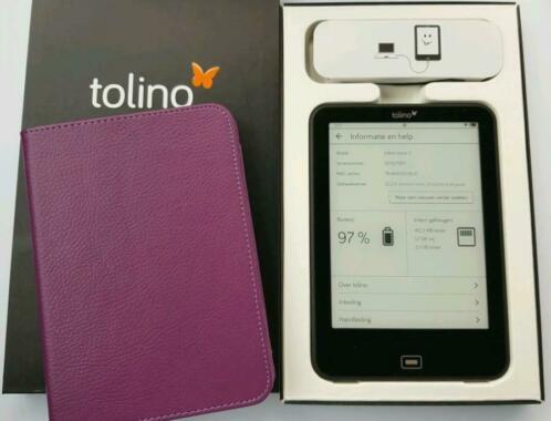 Zgan Tolino Vision 2 ereader met nieuwe sleepcover