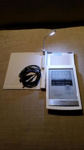 ZGAN witte Sony PRS-T1 ereader met LED-cover  boeken 2016