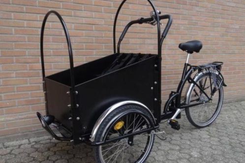 Z.G.A.N. Zwarte 3 wiel bakfiets