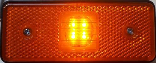 Zij-markeringslamp met reflector 10-30v 4 LED