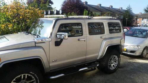 zijwindschermen pasvorm getinte raamspoilers Hummer H3 serie