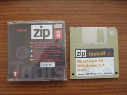 Zip Drive Iomega Installatie Tool en disskette