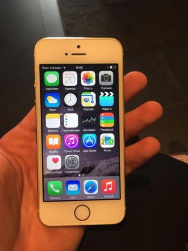 Zo goed als nieuwe iphone 5 s 16gb te koop 350
