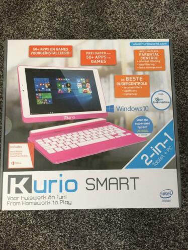 Zo goed als nieuwe roze Kurio Smart laptoptablet incl. hoes