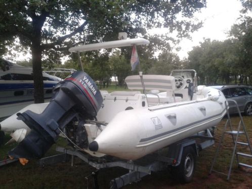 Zodiac Medline 600 RIB  Yamaha 115  Ellebi kanteltrailer