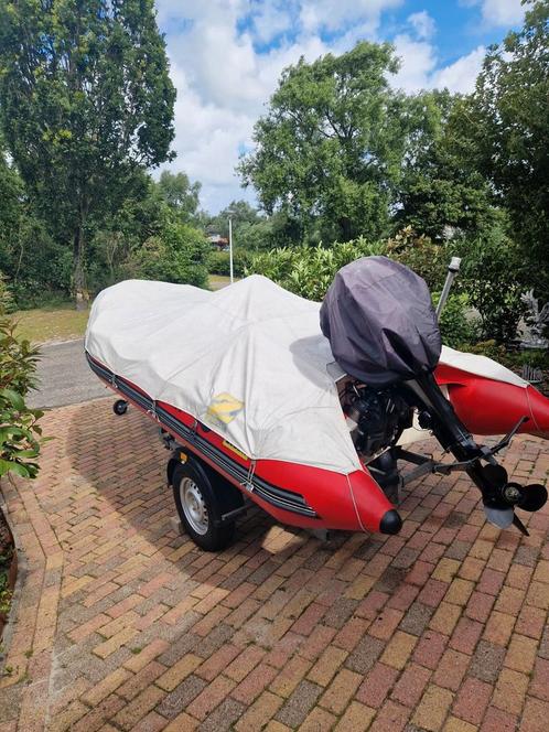 Zodiac Pro  420 rib  met Suzuki 40pk en trailer zgst