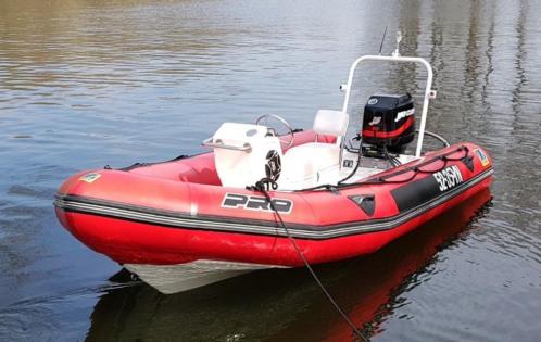ZODIAC PRO II 500 RIB mercury 90PK pega trailer in topstaat 