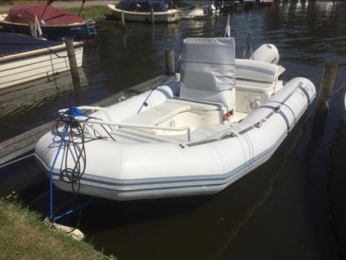 Zodiac rib 4.80 yachtline evinrude etec 75pk