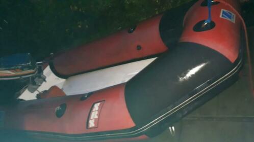 Zodiac rib rubberboot polyester bodem met een tohatsu 9.8 pk