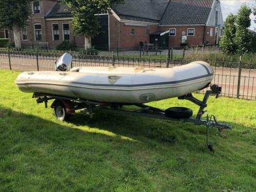 Zodiac yachtline 470  20pk Evinrude  rib-trailer
