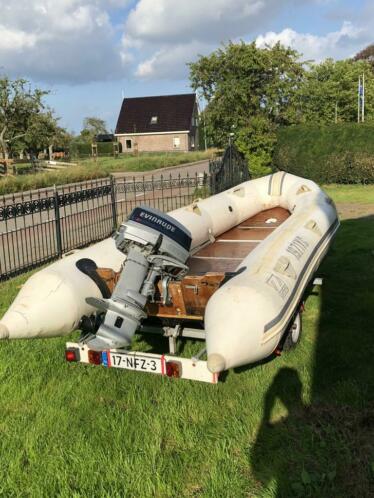 Zodiac yachtline 470  20pk Evinrude  rib-trailer