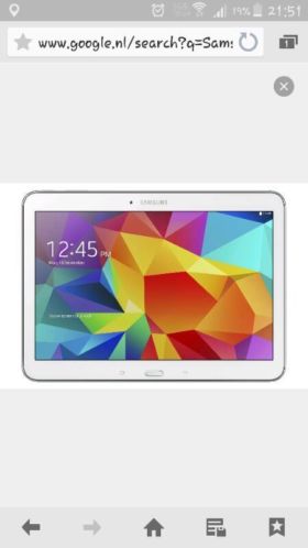 Zoeken een Samsung tab