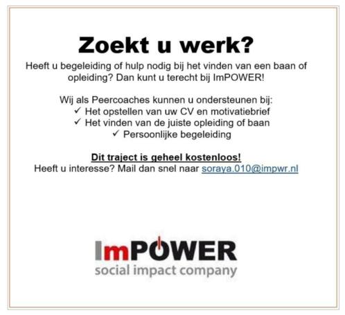 Zoekt u werk