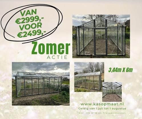 ZOMER AANBIEDING Hobbykas 3,44m x 6m INCL MONTAGE