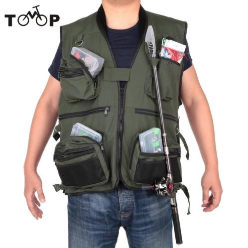 Zomer Professionele Vissen Vest Vissen Polyester Volwassen