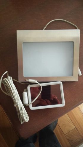Zon Energie naambord met verlichting