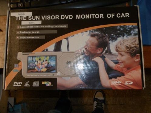 Zonnescherm DVD monitor en dvd speler Pandjeshuis Harlingen 