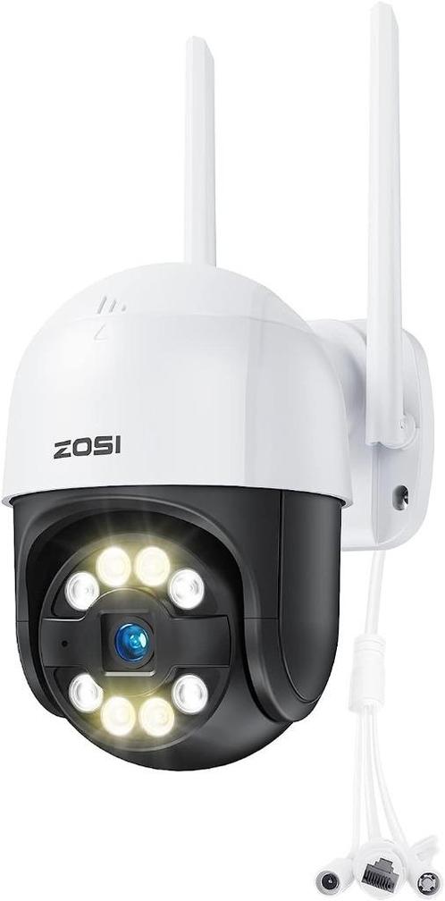 ZOSI 1080p Outdoor WiFi PTZ Dome Beveiligingscamera met 2-We