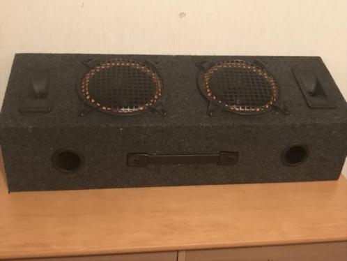 Zware Dubbele Bass Box met Hoog amp Bassreflex