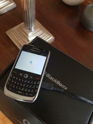 Zwarte Blackberry telefoon