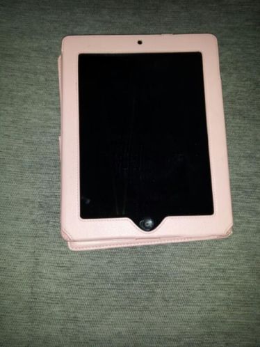 Zwarte ipad 16GB roze hoes