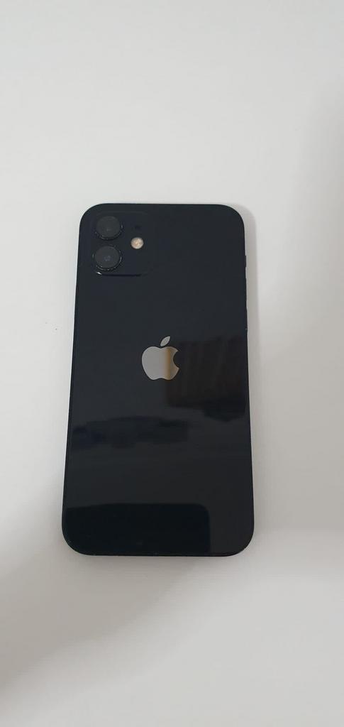 Zwarte iPhone 12 (64GB) - Gebruikt, goed functionerend