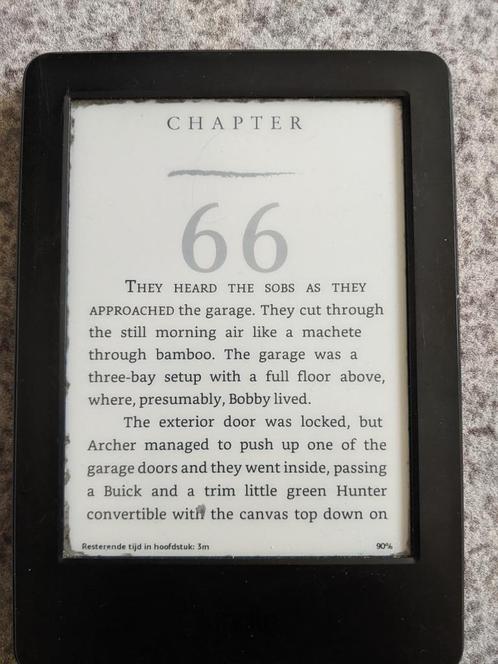 Zwarte kindle e-reader (7e generatie)