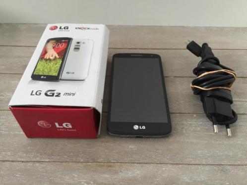 Zwarte LG G2 Mini  compleet in originele doos  met hoes