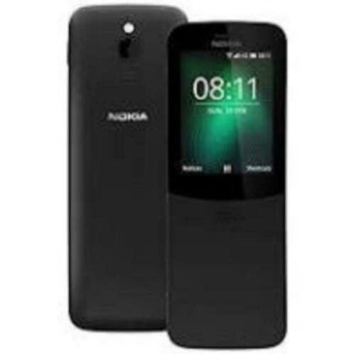 Zwarte Nokia 8110 4G (oorspronkelijk dual sim)