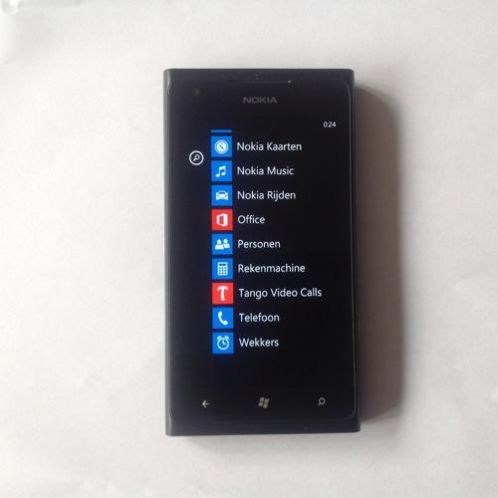 Zwarte Nokia Lumia 900 simlockvrij in NIEUWSTAAT