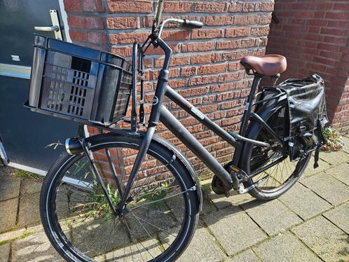 Zwarte oma fiets