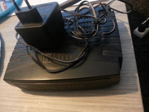 Zwarte router van Sweex 