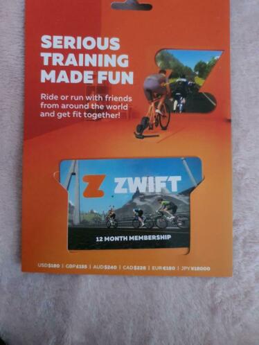 Zwift abonnement 12 maanden