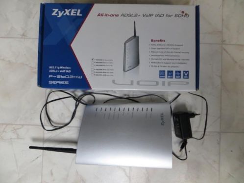 ZyXel P-2602HW modem router  VoiP