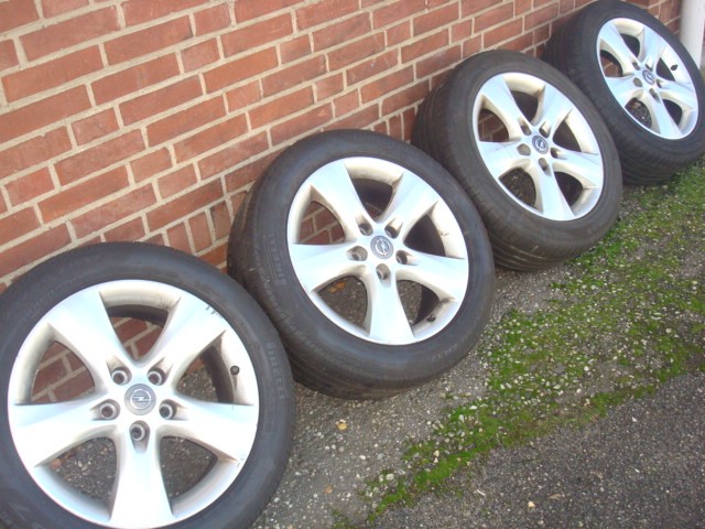 17'' inch Originele Opel Velgen en Banden Steek 5x115