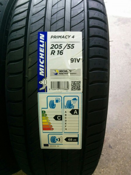 205/55R16 91V  Michelin primacy 4 nieuw prijs 125,- euro inclusief monteren