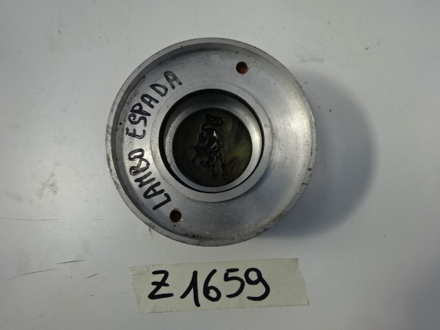 Central logo of steering wheel Lamborghini Espada