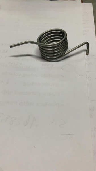 Gas pedal spring for Lamborghini Miura