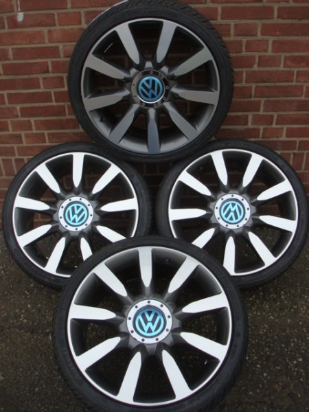 19'' inch Nuvolari Velgen en Banden Steek 5x112