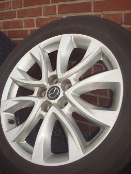 19”Originele Mazda CX5 CX-6 7 Velgen + Banden 5x114.3