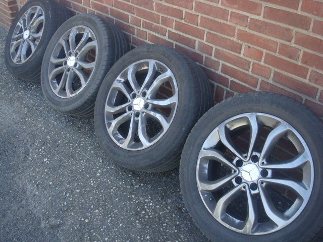 17’’Inch Originele Mercedes Avantgarde Velgen en banden Goodyear 5x112