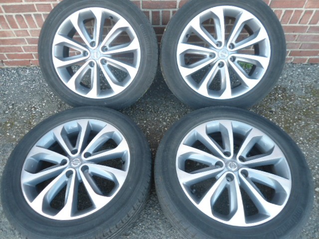 18’’Inch Originele Nissan Zilvergrijs Chroom Qashqai en Juke Velgen 5x114.3