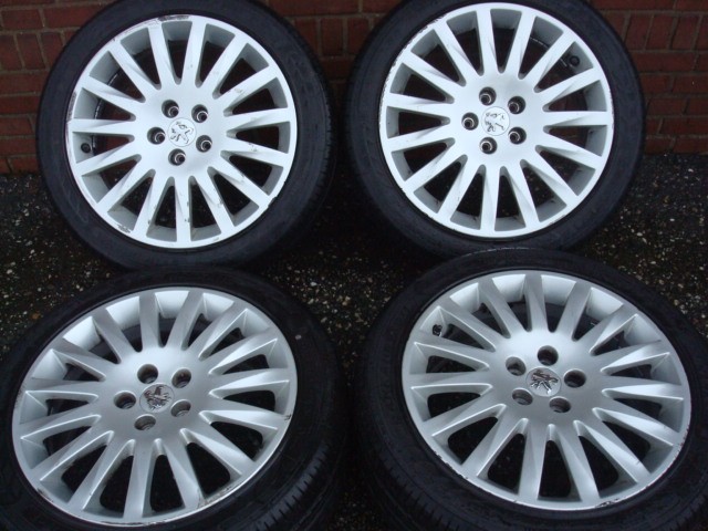 18''Originele Peugeot velgen en banden steek 5x108