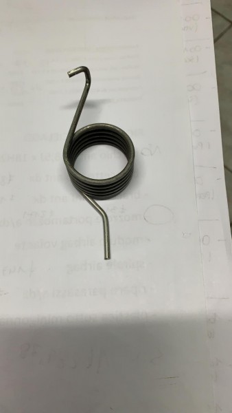 Gas pedal spring for Lamborghini Miura