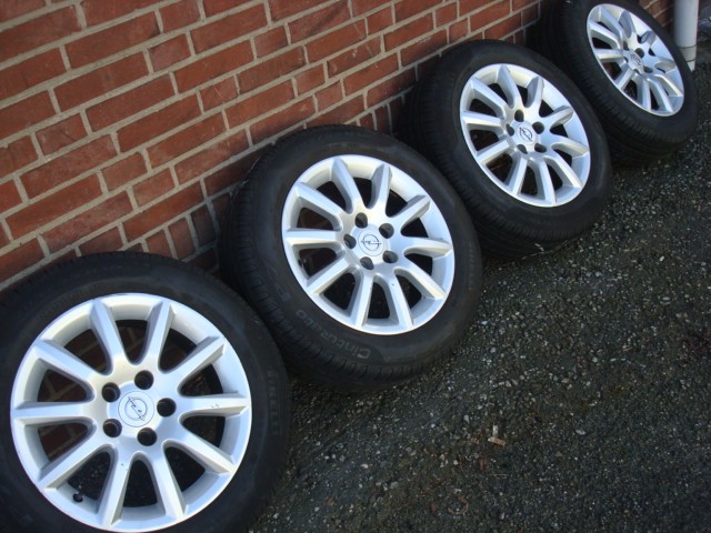 16''Originele Opel Velgen en Banden Steek 5x110