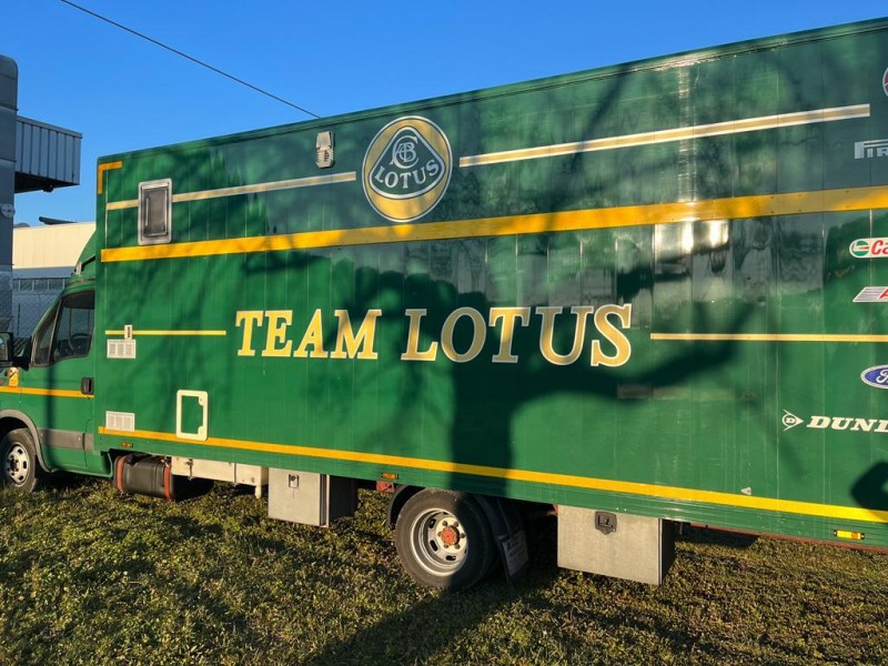 Iveco Daily van with Team Lotus setup