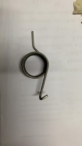 Gas pedal spring for Lamborghini Miura